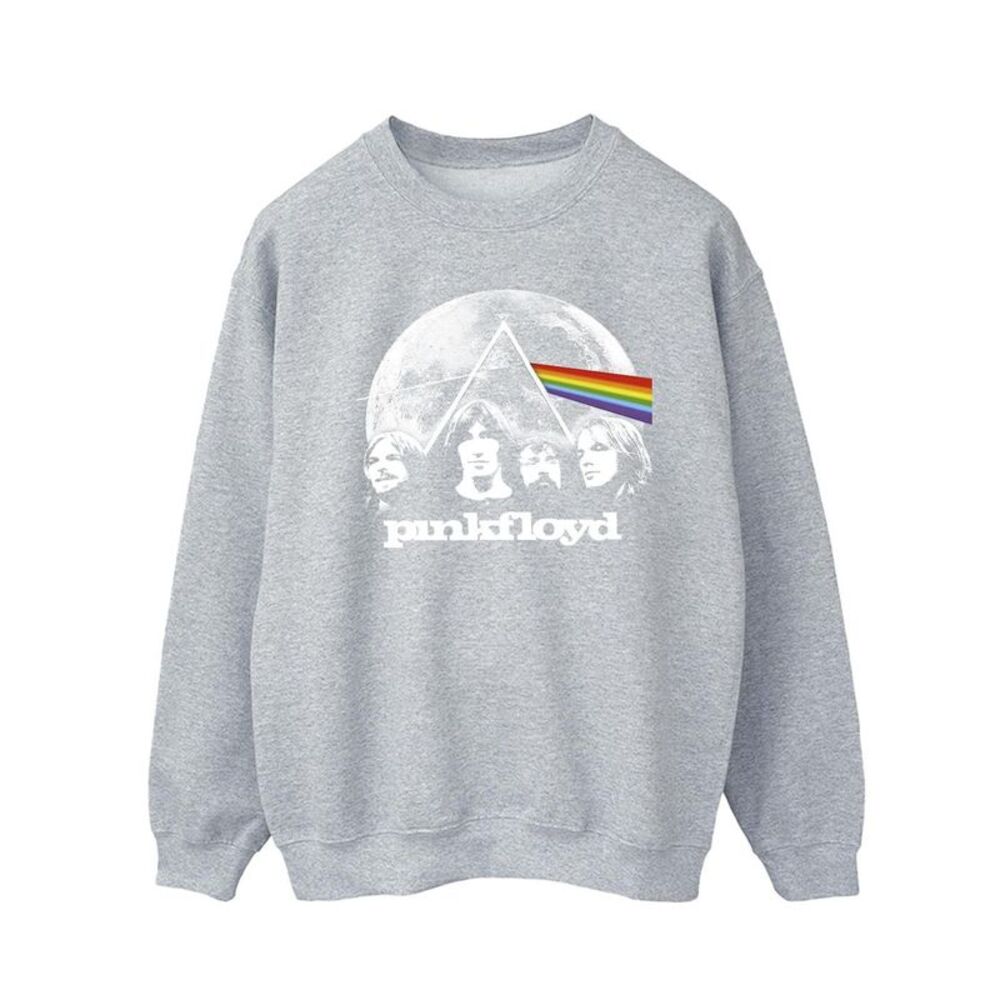 Pink Floyd Mens Moon Prism Blue Sweatshirt / Sports Grey